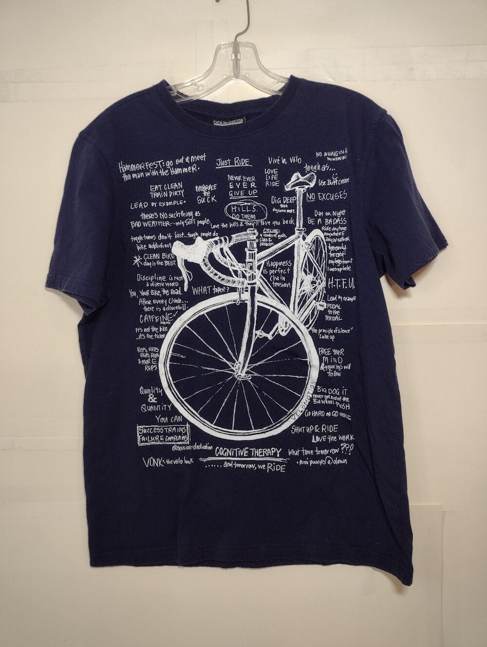 Cycology by Cycology Gear r.com Men's Navy Graphic Bike T-Shirt
